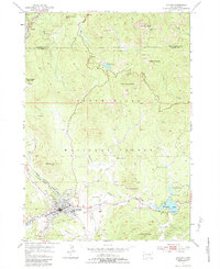 Download a high-resolution, GPS-compatible USGS topo map for Custer, SD (1983 edition)