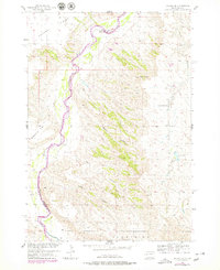 preview thumbnail of historical topo map of Pennington County, SD in 1954