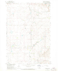 preview thumbnail of historical topo map of Hughes County, SD in 1967