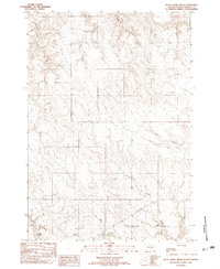 Download a high-resolution, GPS-compatible USGS topo map for Dead Horse Draw, SD (1983 edition)