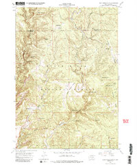 Download a high-resolution, GPS-compatible USGS topo map for Dead Horse Flats, SD (1988 edition)