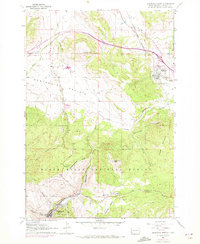 Download a high-resolution, GPS-compatible USGS topo map for Deadwood North, SD (1972 edition)