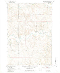 1952 Map of Perkins County, SD, 1981 Print