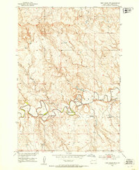 preview thumbnail of historical topo map of Perkins County, SD in 1951