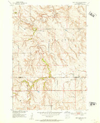 preview thumbnail of historical topo map of Perkins County, SD in 1952