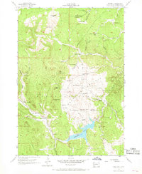 Download a high-resolution, GPS-compatible USGS topo map for Deerfield, SD (1968 edition)