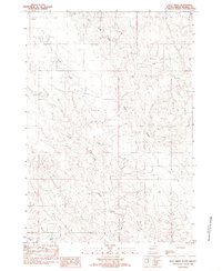 Download a high-resolution, GPS-compatible USGS topo map for Doty Ridge, SD (1983 edition)