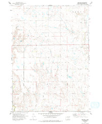 Download a high-resolution, GPS-compatible USGS topo map for Dry Run, SD (1994 edition)