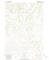 preview thumbnail of historical topo map of Oglala Lakota County, SD in 1981