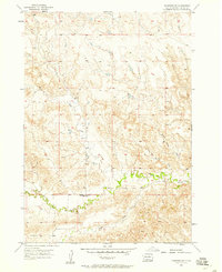 Download a high-resolution, GPS-compatible USGS topo map for Fairburn NE, SD (1958 edition)