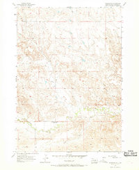 Download a high-resolution, GPS-compatible USGS topo map for Fairburn NE, SD (1969 edition)