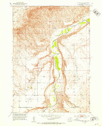 Download a high-resolution, GPS-compatible USGS topo map for Fairburn SE, SD (1953 edition)