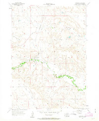 Download a high-resolution, GPS-compatible USGS topo map for Fairburn, SD (1963 edition)