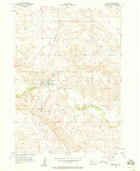 Download a high-resolution, GPS-compatible USGS topo map for Fairburn, SD (1958 edition)