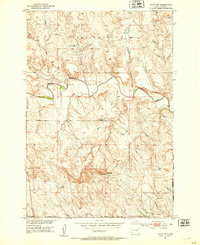 1951 Map of Faith NE, 1953 Print
