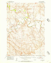Download a high-resolution, GPS-compatible USGS topo map for Faith NW, SD (1954 edition)