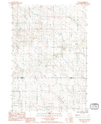 Download a high-resolution, GPS-compatible USGS topo map for Faith SW, SD (1984 edition)