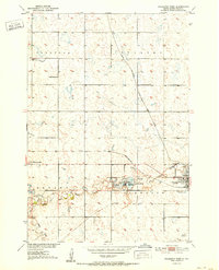 preview thumbnail of historical topo map of Faulk County, SD in 1952