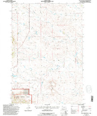 Download a high-resolution, GPS-compatible USGS topo map for Flat Top Butte, SD (1996 edition)