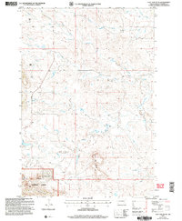 preview thumbnail of historical topo map of Harding County, SD in 2005