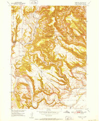 Download a high-resolution, GPS-compatible USGS topo map for Flint Hill, SD (1952 edition)