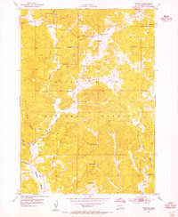 Download a high-resolution, GPS-compatible USGS topo map for Fourmile, SD (1955 edition)