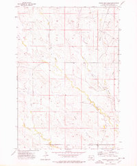 preview thumbnail of historical topo map of Meade County, SD in 1973