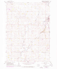 Download a high-resolution, GPS-compatible USGS topo map for Garretson West, SD (1977 edition)