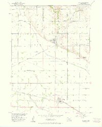 1957 Map of Gayville, 1958 Print