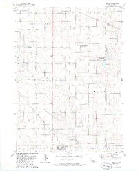 1979 Map of Geddes, 1980 Print