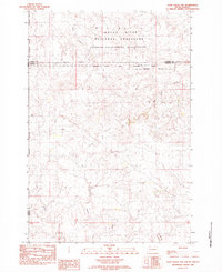 Download a high-resolution, GPS-compatible USGS topo map for Glad Valley NW, SD (1983 edition)