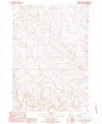 Download a high-resolution, GPS-compatible USGS topo map for Glad Valley SE, SD (1983 edition)