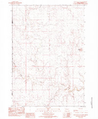 Download a high-resolution, GPS-compatible USGS topo map for Glad Valley SW, SD (1983 edition)