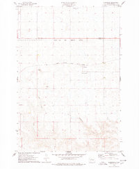 preview thumbnail of historical topo map of Dewey County, SD in 1975
