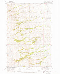 preview thumbnail of historical topo map of Roberts County, SD in 1970