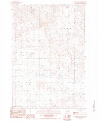 Download a high-resolution, GPS-compatible USGS topo map for Grandmas Butte, SD (1984 edition)