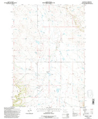 Download a high-resolution, GPS-compatible USGS topo map for Harding, SD (1996 edition)