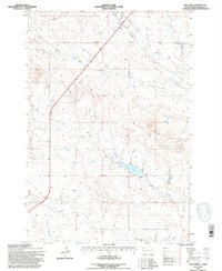Download a high-resolution, GPS-compatible USGS topo map for Hay Creek, SD (1996 edition)