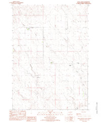 Download a high-resolution, GPS-compatible USGS topo map for Hayes North, SD (1983 edition)