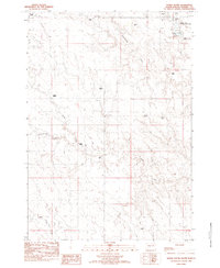 Download a high-resolution, GPS-compatible USGS topo map for Hayes South, SD (1983 edition)