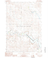 Download a high-resolution, GPS-compatible USGS topo map for Haynes SE, SD (1984 edition)