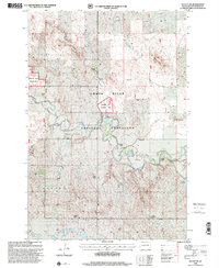 Download a high-resolution, GPS-compatible USGS topo map for Haynes SW, SD (2001 edition)
