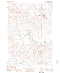Download a high-resolution, GPS-compatible USGS topo map for Haynes SW, SD (1984 edition)