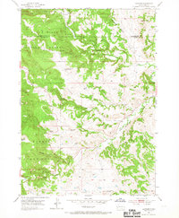 Download a high-resolution, GPS-compatible USGS topo map for Hayward, SD (1967 edition)