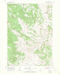 1954 Map of Hayward, 1967 Print