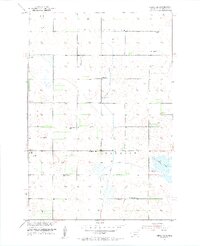 1953 Map of Hecla SE, 1955 Print