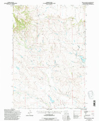 Download a high-resolution, GPS-compatible USGS topo map for Hells Canyon, SD (1996 edition)