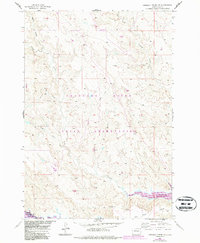 preview thumbnail of historical topo map of Dewey County, SD in 1956