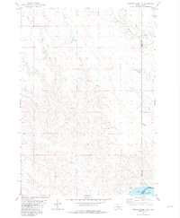 preview thumbnail of historical topo map of Ziebach County, SD in 1981