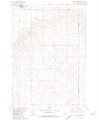 preview thumbnail of historical topo map of Ziebach County, SD in 1981